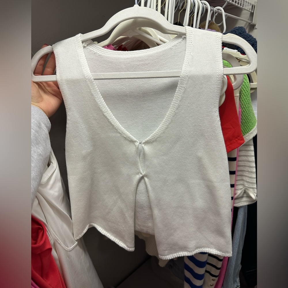 Knit tank top